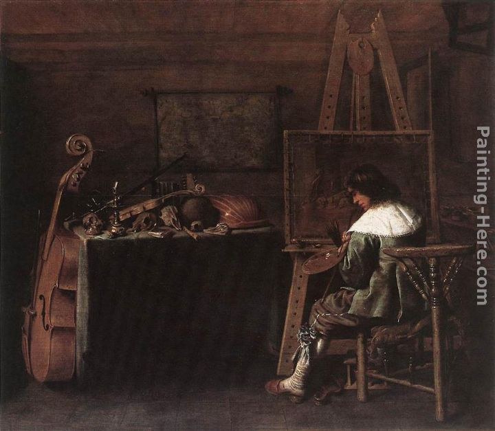 Hendrick Gerritsz Pot The Painter in his Studio